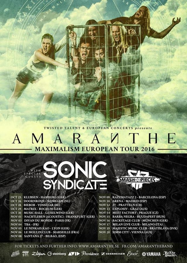 amaranthe tour