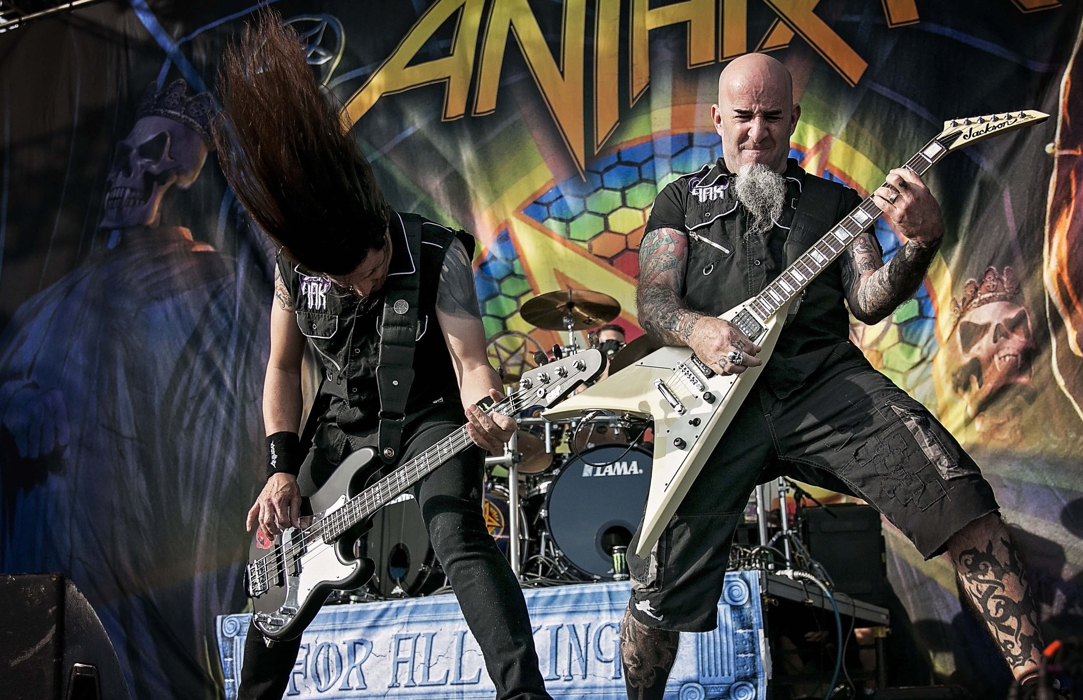anthrax2 Kuva: Jutun yhteydessä mainittu yhtye/artisti/levy-yhtiö/tiedottaja ja/tai sen lähettämä lehdistö- tai promootiokuva tai kuvassa ilmoitettu valokuvaaja