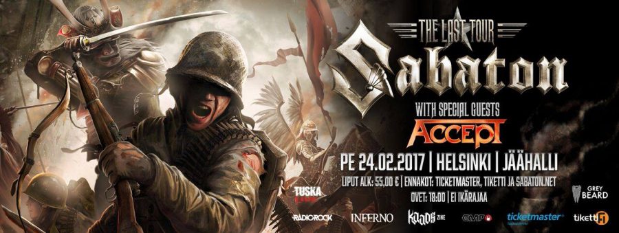sabaton Kuva: Jutun yhteydessä mainittu yhtye/artisti/levy-yhtiö/tiedottaja ja/tai sen lähettämä lehdistö- tai promootiokuva tai kuvassa ilmoitettu valokuvaaja