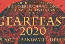 Sonic Rites 2020 täydentyy neljällä warm-up klubilla sekä Gearfest –soitinlaitetapahtumalla