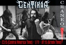 Gentihaan livesessiot Costa Rican Craneo Online Metal Festeiltä katsottavissa