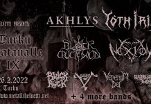 Turku Saatanalle IX -black metal festivaali järjestetään 25.-26.2.2022