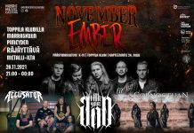 November Emberissä tuoretta metallimusiikkia pohjoisesta
