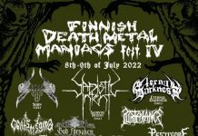 Finnish Death Metal Maniacs Fest -festarin kattaus valmis