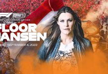 Floor Jansen esiintyy Formula 1 -osakilpailuissa Alankomaissa