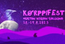 Vaihtoehtomusiikin festivaali Korppifest järjestetään kuudetta kertaa tulevana viikonloppuna Laukaan Tarvaalassa