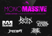 Satakunnan raskain festivaali MonoMassive Spring Edition 1.3.2025