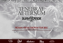 Suomalaiset Buryfication ja Tenebrae Aeturnum Euroopan levyjenjulkaisukiertueella
