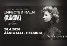 Infected Rain ja Butcher Babies saapuvat yhteiskeikalle Helsinkiin huhtikuussa 2026