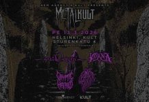 MetalKult Festival KULT-klubilla 13.3.2026 – esiintyjinä …And Oceans, Vorna, Cryptic Hatred, Paara