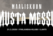 Suotana ja Dead Shape Figure mukaan Maaliskuun Mustaan Messuun 21.3.2025