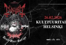 Mayhem ulottaa ”Death Over Europe” -kiertueensa Helsingin Kulttuuritalolle helmikuussa