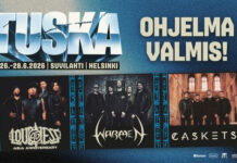 Tuska 2026: Ohjelma valmis – Loudness, Warmen ja Caskets lisätty