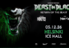 Beast In Black tekee paluun Helsingin jäähallin lavalle joulukuussa