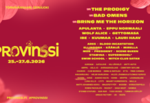 Provinssin musiikkiohjelma on valmis