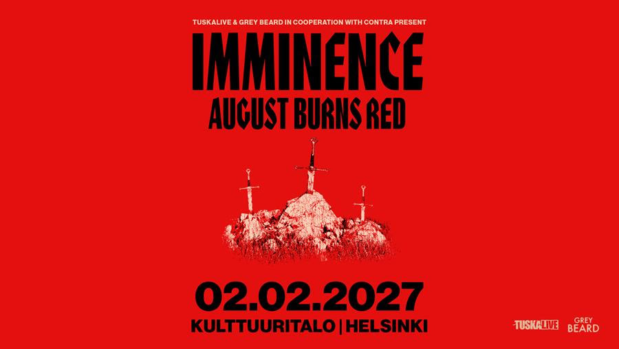Ruotsalainen metalcore-yhtye Imminence palaa Helsinkiin helmikuussa 2027