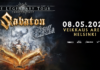 Sabaton saapuu konsertoimaan Helsingin Veikkaus Arenalle 8. toukokuuta 2027