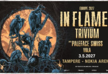In Flames nähdään ensi keväänä Tampereen Nokia Arenalla